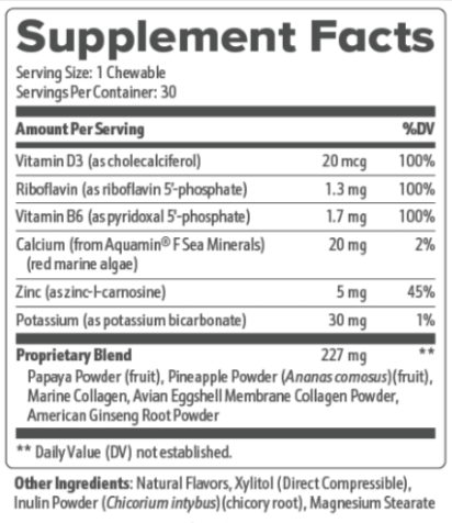 Vertiaid supplemnt facts